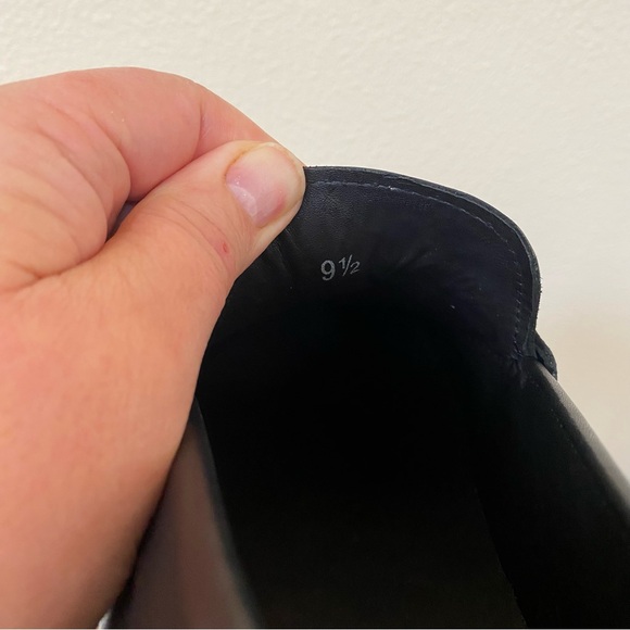 NWB Toecap Black Leather Driving Shoes for Men - Picture 8 of 15